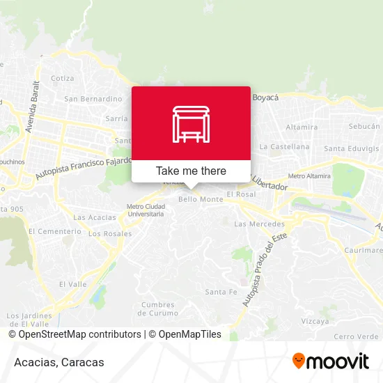 Acacias map