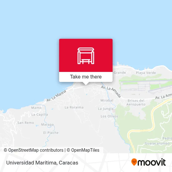 Mapa de Universidad Marítima