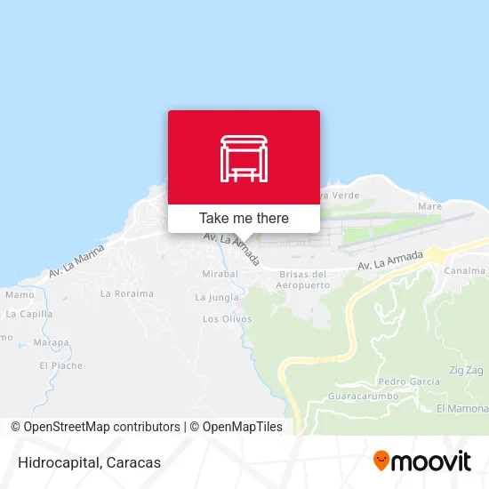 Mapa de Hidrocapital