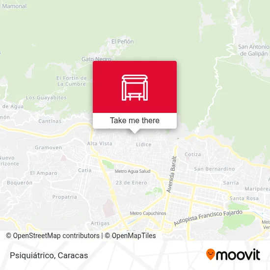 Mapa de Psiquiátrico