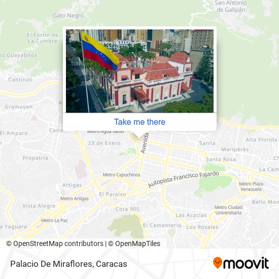 Palacio De Miraflores map