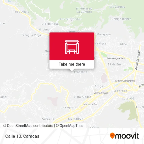 Mapa de Calle 10
