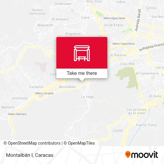 Mapa de Montalbán I