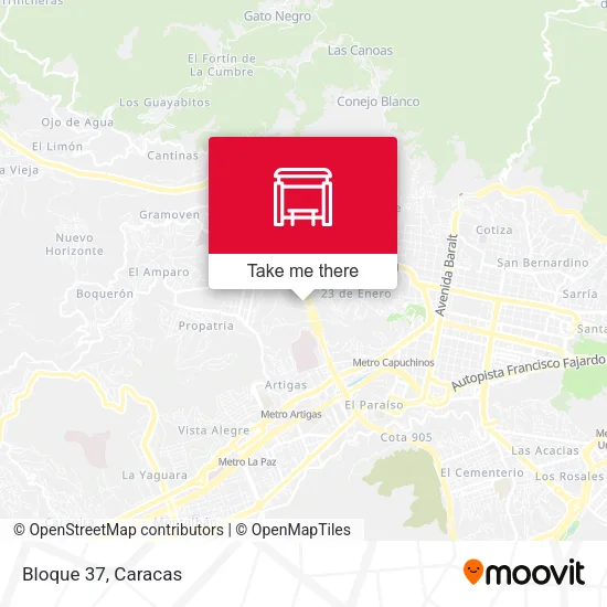 Mapa de Bloque 37