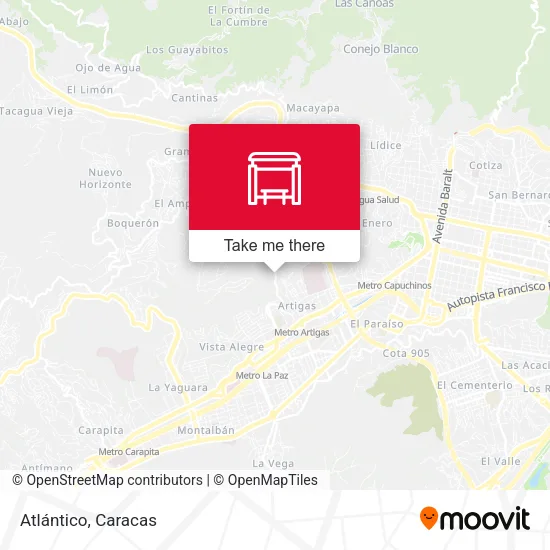 Atlántico map