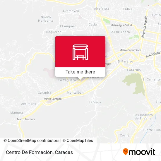 Centro De Formación map