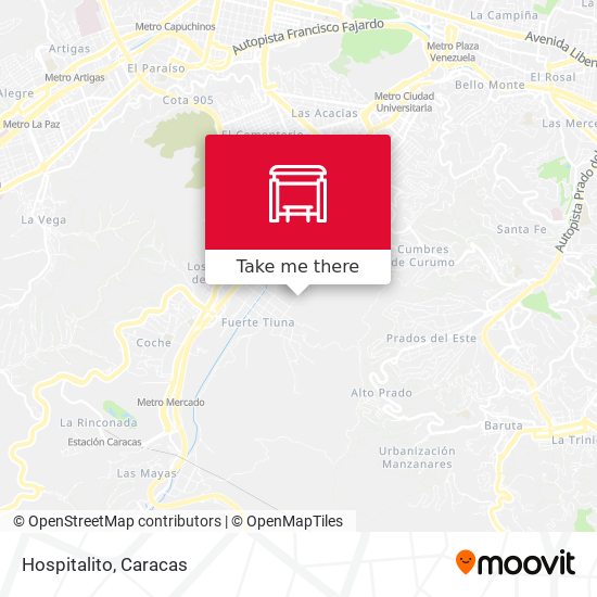 Hospitalito map