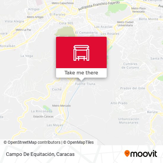 Campo De Equitación map