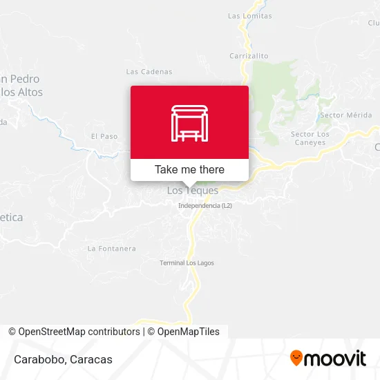 Carabobo map