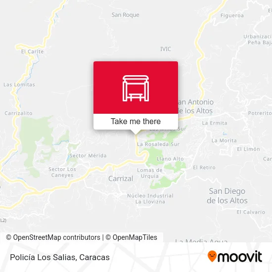 Mapa de Policía Los Salias