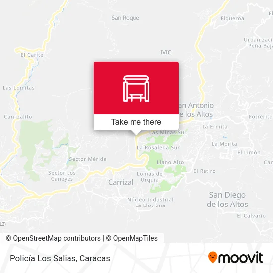 Mapa de Policía Los Salias