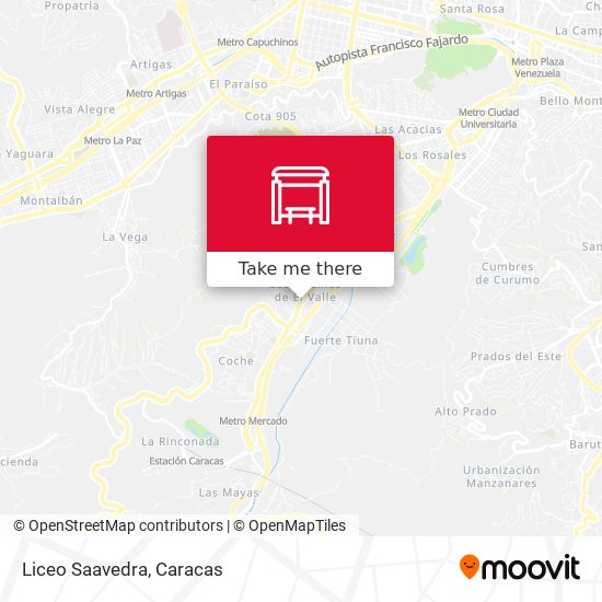 Liceo Saavedra map