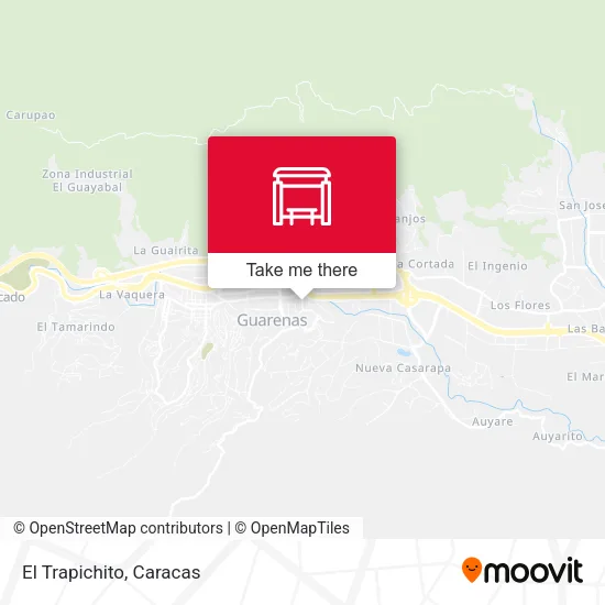 El Trapichito map