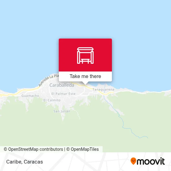 Caribe map