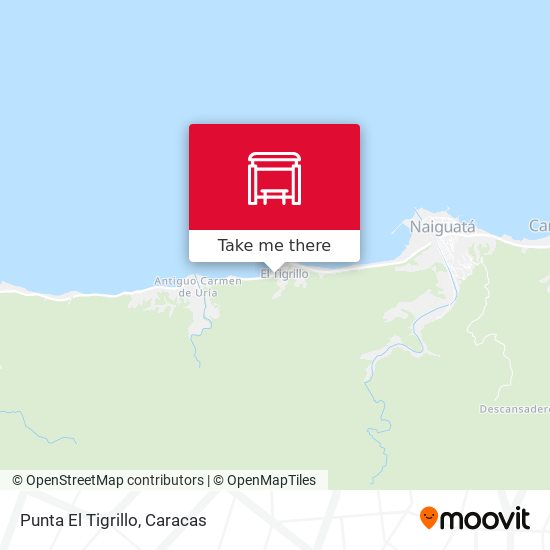 Punta El Tigrillo map