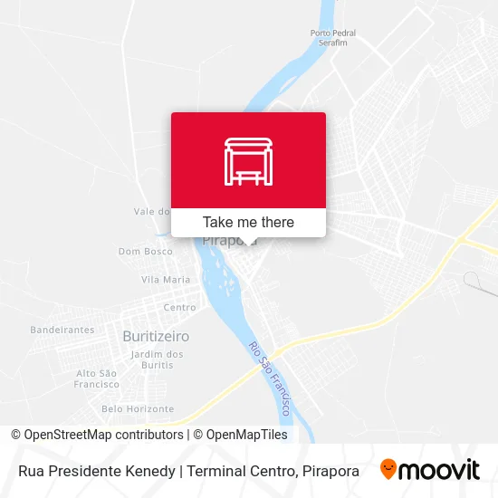 Rua Presidente Kenedy | Terminal Centro map