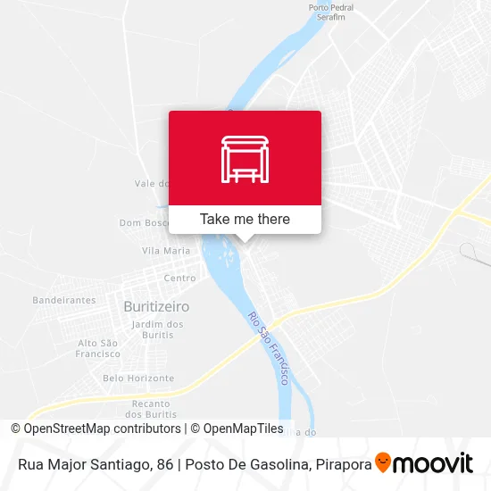 Rua Major Santiago, 86 | Posto De Gasolina map