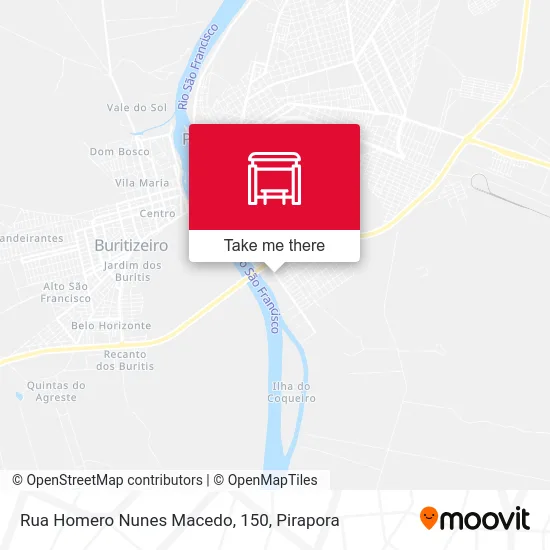Rua Homero Nunes Macedo, 150 map