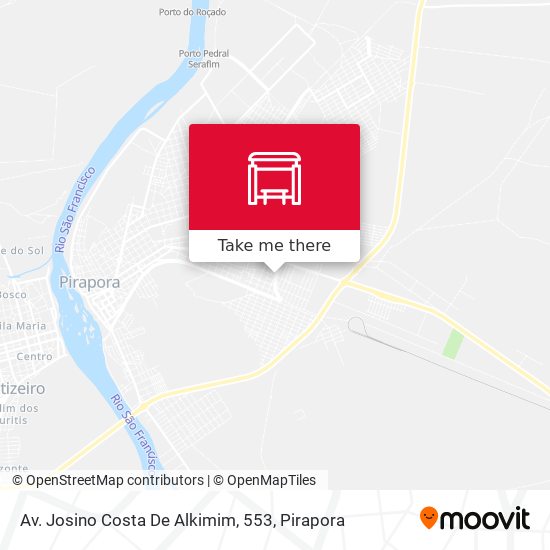 Av. Josino Costa De Alkimim, 553 map