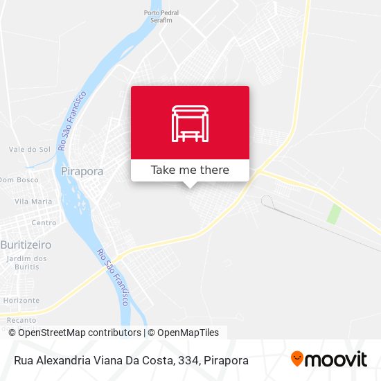 Rua Alexandria Viana Da Costa, 334 map