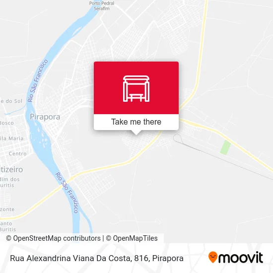 Rua Alexandrina Viana Da Costa, 816 map