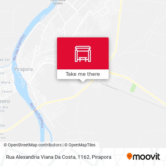 Rua Alexandria Viana Da Costa, 1162 map