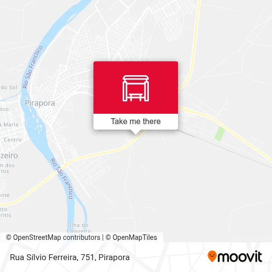 Rua Sílvio Ferreira, 751 map