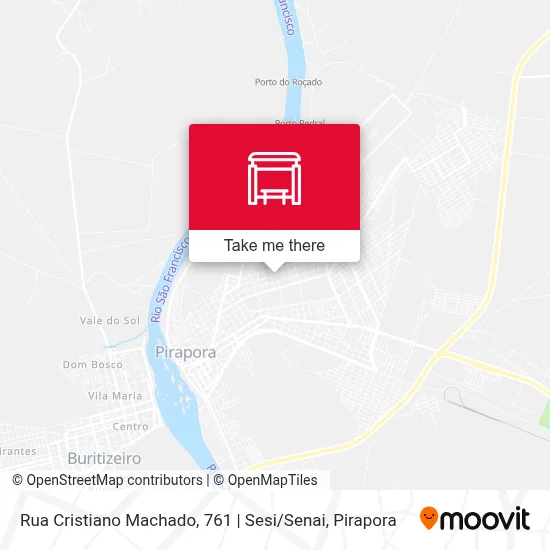 Rua Cristiano Machado, 761 | Sesi / Senai map