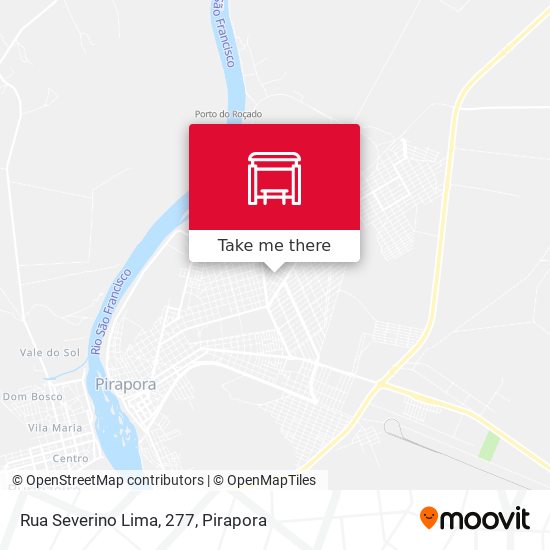 Mapa Rua Severino Lima, 277