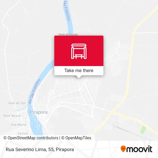 Rua Severino Lima, 55 map