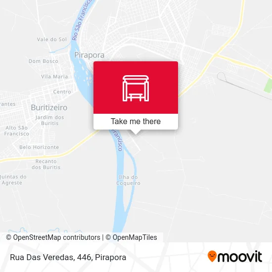 Rua Das Veredas, 446 map