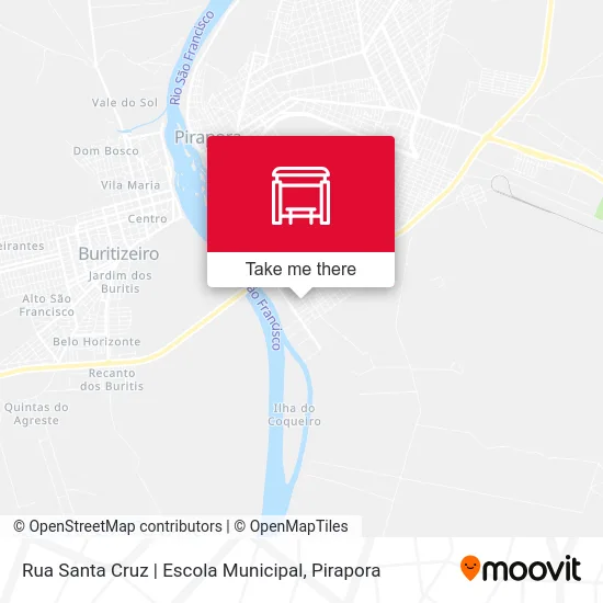 Rua Santa Cruz | Escola Municipal map