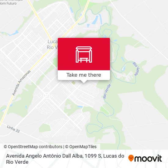 Avenida Angelo Antônio Dall Alba, 1099 S map