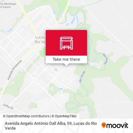 Avenida Angelo Antônio Dall Alba, 59 map
