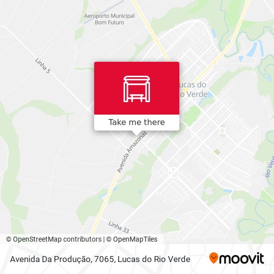 Avenida Da Produção, 7065 map