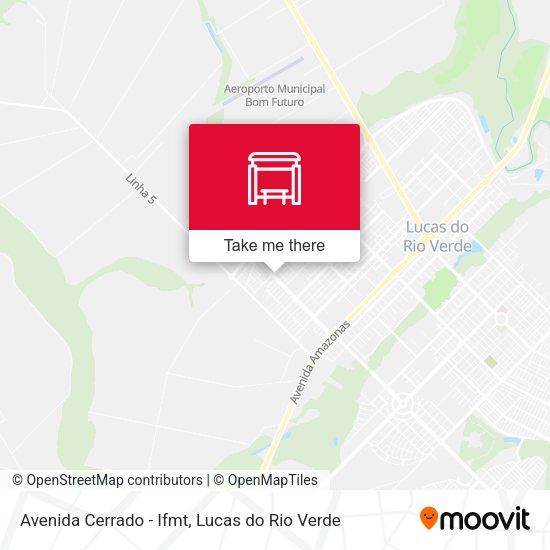 Avenida Cerrado - Ifmt map