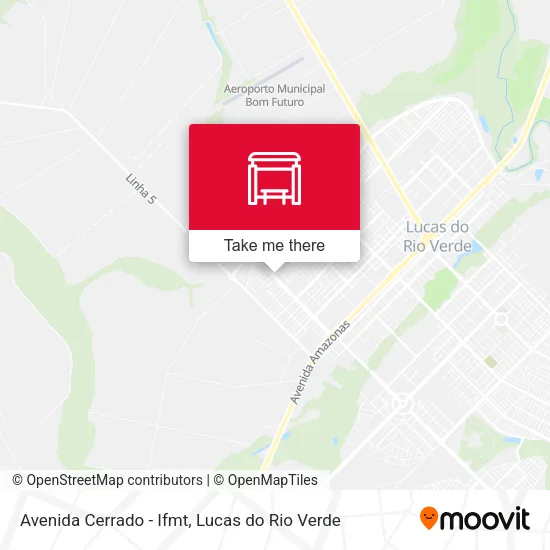 Avenida Cerrado - Ifmt map