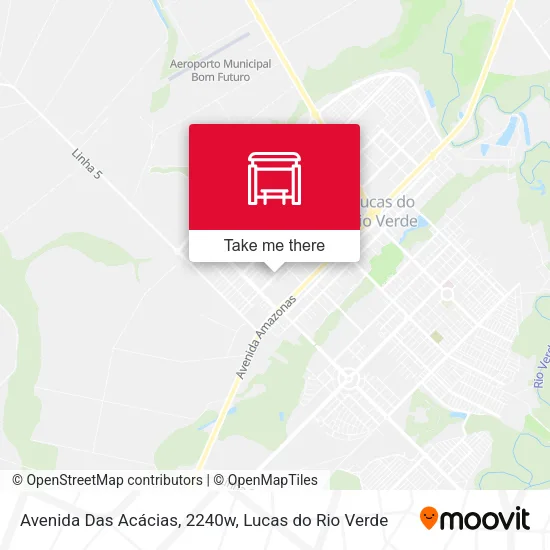 Avenida Das Acácias, 2240w map