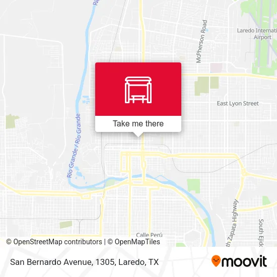 San Bernardo Avenue, 1305 map