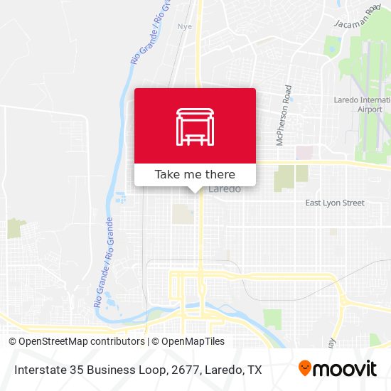 Interstate 35 Business Loop, 2677 map