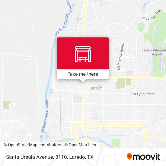 Mapa de Santa Ursula Avenue, 3110