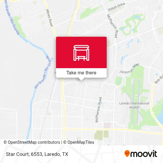 Star Court, 6553 map