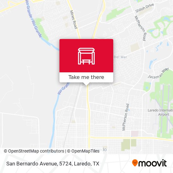 San Bernardo Avenue, 5724 map