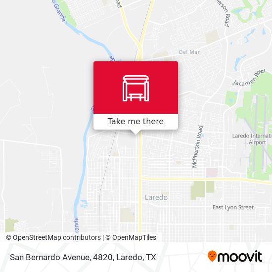 Mapa de San Bernardo Avenue, 4820