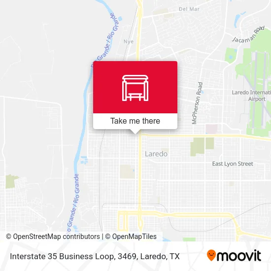 Interstate 35 Business Loop, 3469 map
