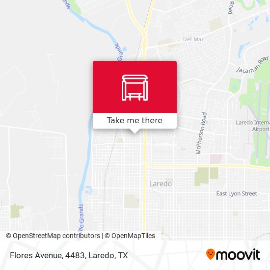 Flores Avenue, 4483 map