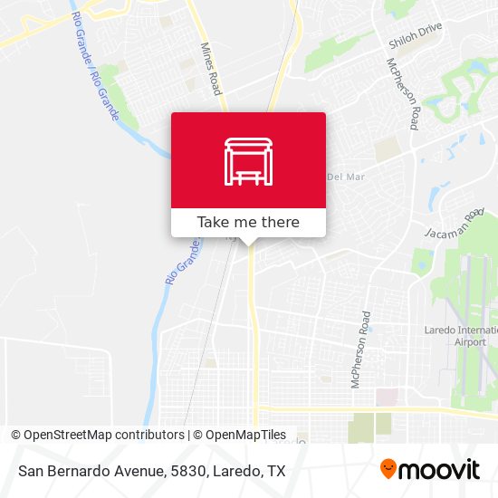 San Bernardo Avenue, 5830 map