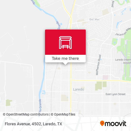 Flores Avenue, 4502 map