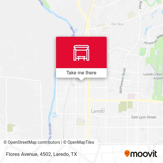 Flores Avenue, 4502 map