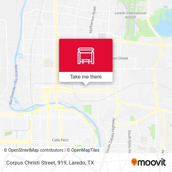 Mapa de Corpus Christi Street, 919